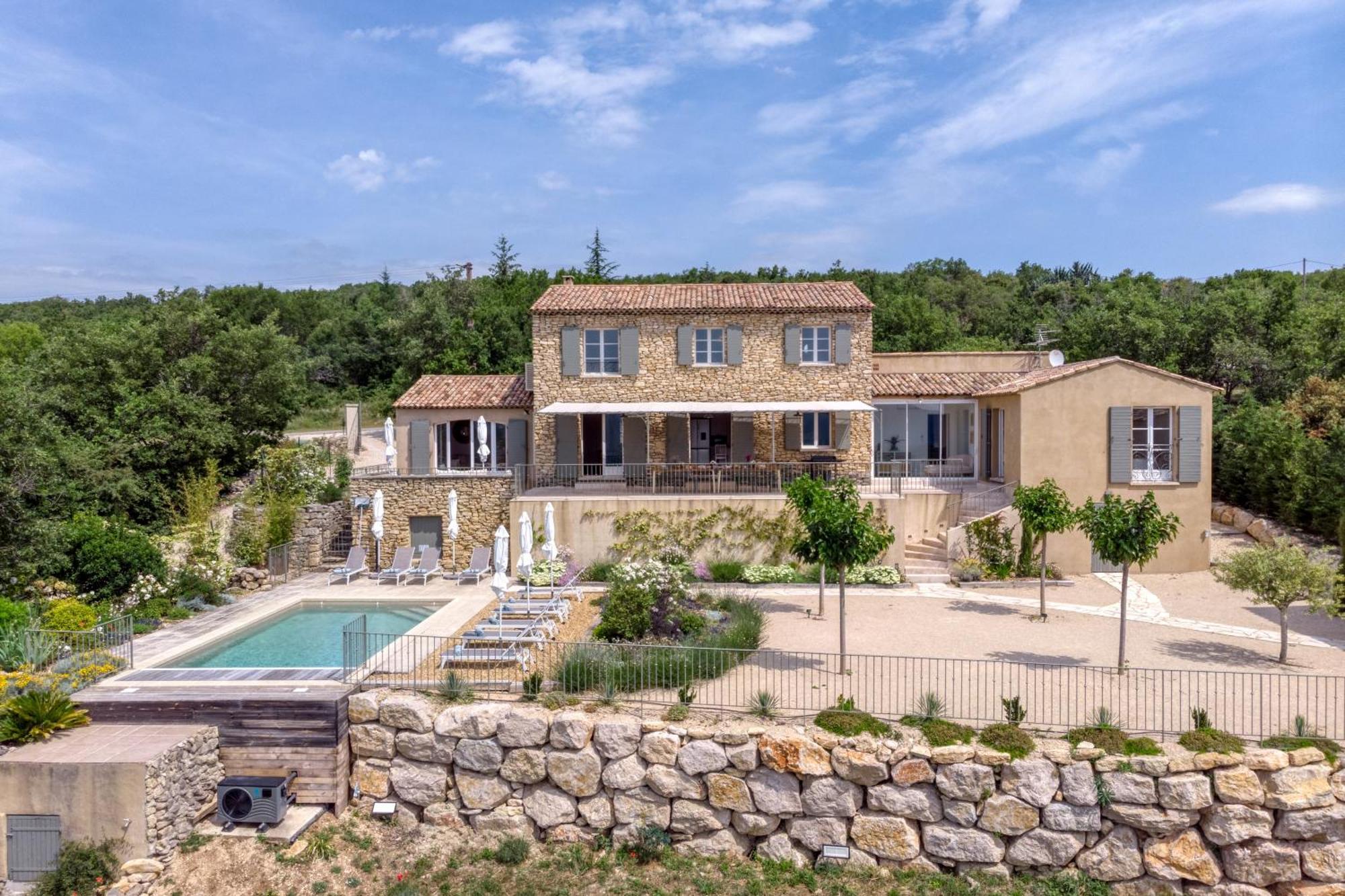 הוילה Bastide De Viens - Vue Luberon, Piscine Chauffee, Boulodrome מראה חיצוני תמונה