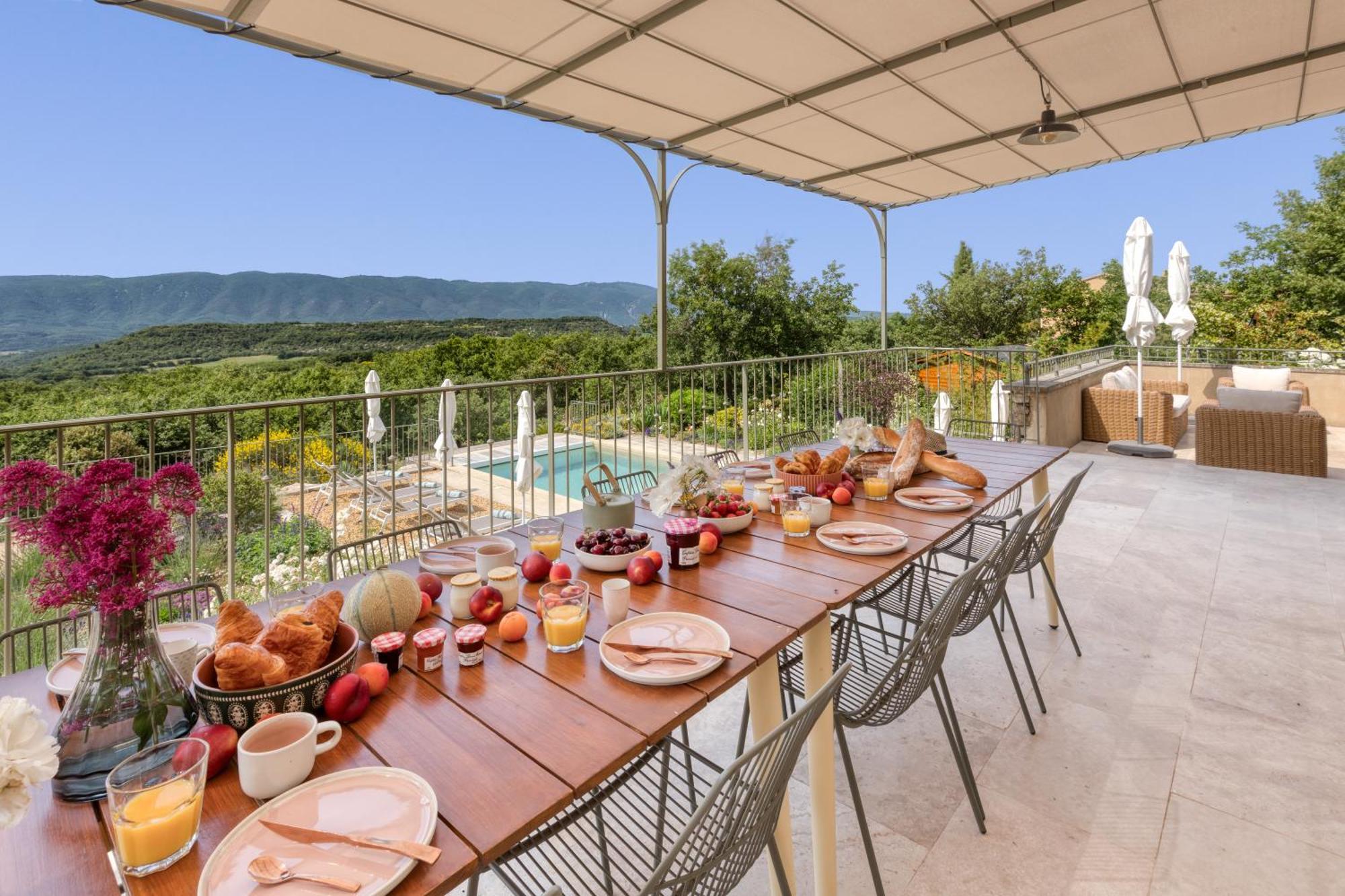 הוילה Bastide De Viens - Vue Luberon, Piscine Chauffee, Boulodrome מראה חיצוני תמונה