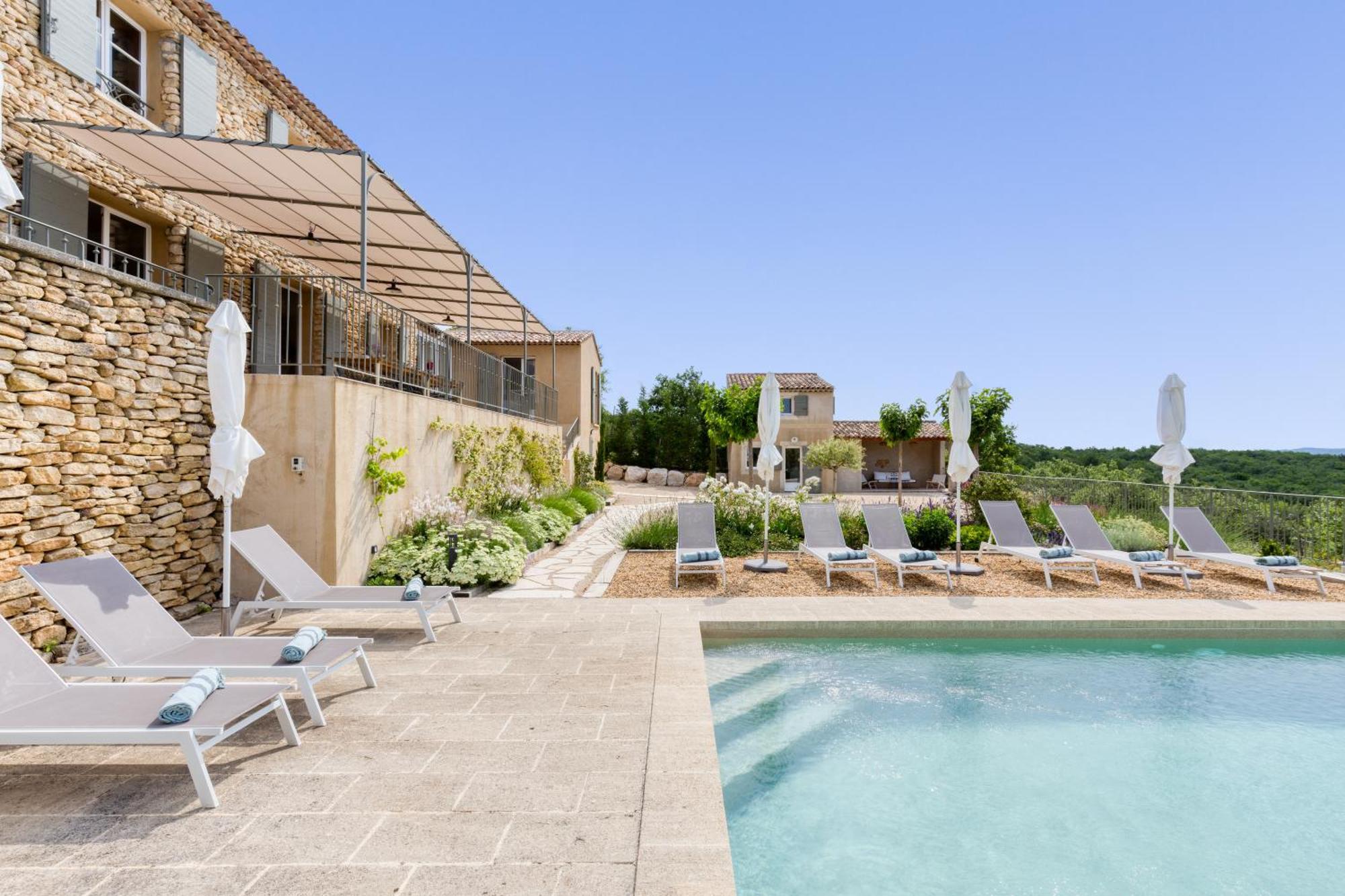 הוילה Bastide De Viens - Vue Luberon, Piscine Chauffee, Boulodrome מראה חיצוני תמונה