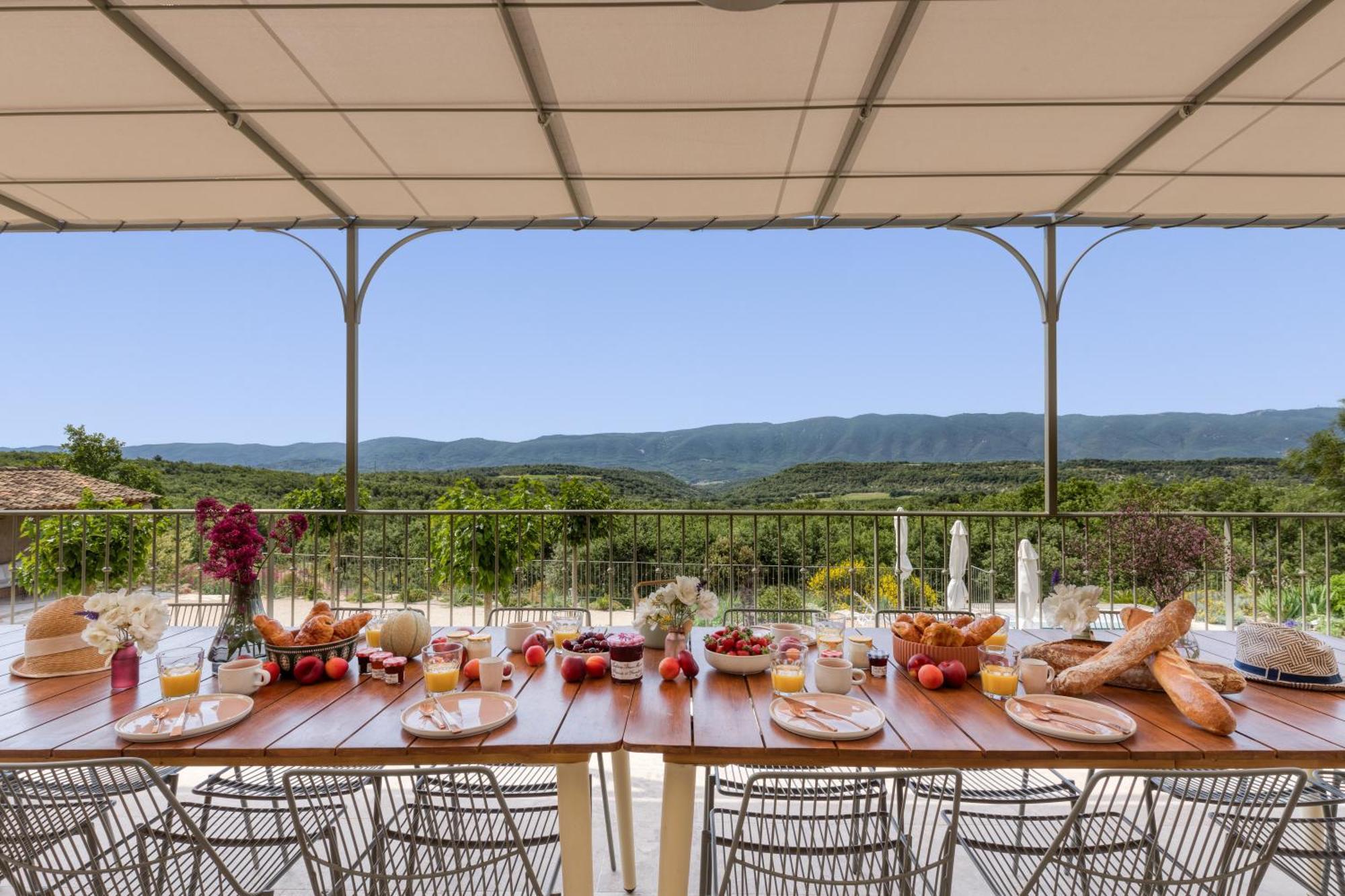 הוילה Bastide De Viens - Vue Luberon, Piscine Chauffee, Boulodrome מראה חיצוני תמונה